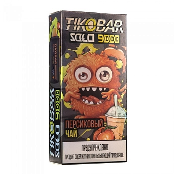 Tikobar SOLO 9000 одноразовый POD "Peach Ice Tea / Персиковый Чай" 20мг.
